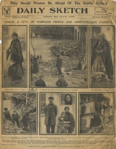 Figure 25. Front page of Daily Sketch devoted to Church Street Disaster, Friday 5th September 1913 Source: 1913committee.ie